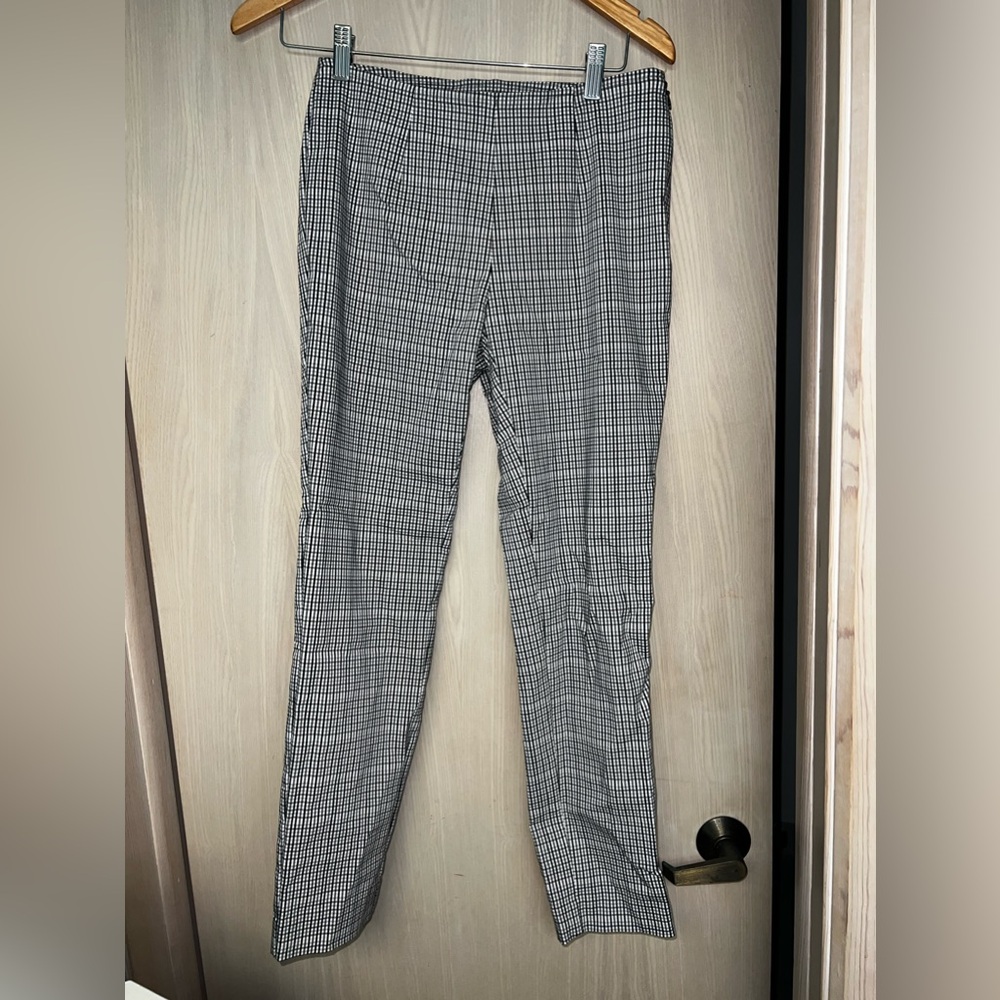 Checkered Work pants, stretch